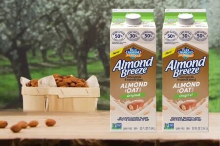 Almond Breeze Almond & Oatmilk Blend Reviews and Information - dairy-free, soy-free, vegan-friendly, and high calcium. Lower sugar and calories than average leading oatmilk brands.