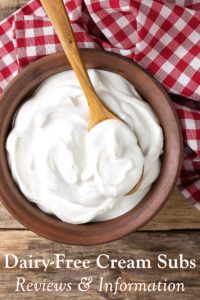 Dairy-Free Cream Reviews - full information & user ratings on vegan substitutes for whipped cream, sour cream, cooking cream and more